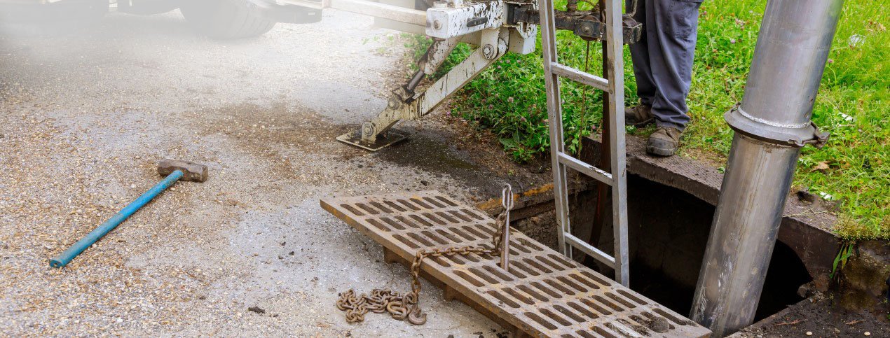 High pressure cleaning on site